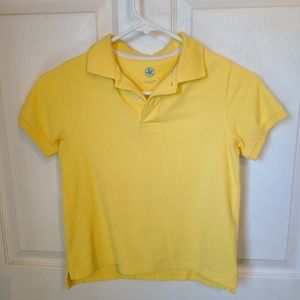 (1562) J.KHAKI Boys Casual Short Sleeve Polo Shirt,  Size: 7 Color: Yellow